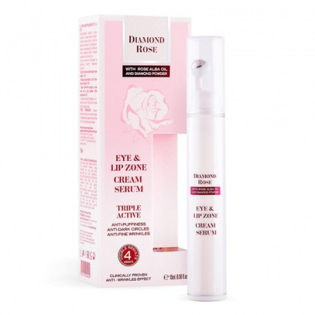 KRÉMOVÉ SÉRUM NA OKOLÍ OČÍ A RTŮ DIAMOND ROSE - 15ml