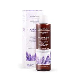 BIO LEVANDULE - BEZSULFÁTOVÝ ŠAMPON KE ZVĚTŠENÍ OBJEMU VLASŮ VIA NATURAL BIOFRESH - 250ml