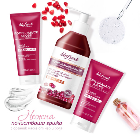 MICELÁRNÍ GEL 2 V 1 VIA NATURAL BIOFRESH - 250 ml