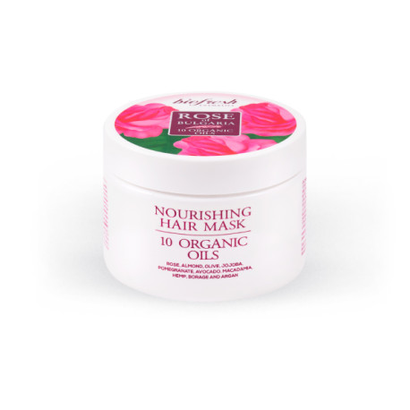 VYŽIVUJÍCÍ VLASOVÁ MASKA S 10 PŘÍRODNÍMI OLEJI ROSE OF BULGARIA - 300ml